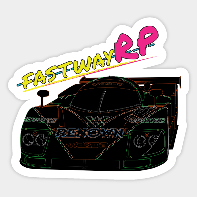 Endless Summer 5.3 - NeonTokyo Sticker by fastwayrpofficial